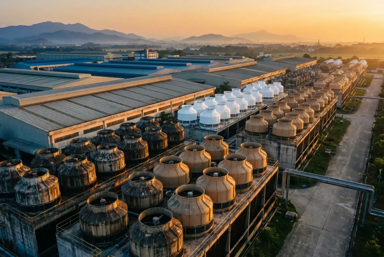 LH cooling tower lifecycle analysis